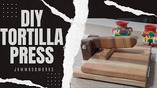 DIY Wooden Tortilla Press [upl. by Jacobo]