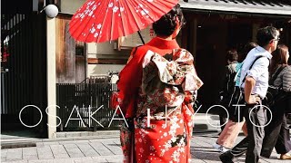 HONEYMOON IN JAPAN  part two OSAKA amp KYOTO [upl. by Odirfliw854]