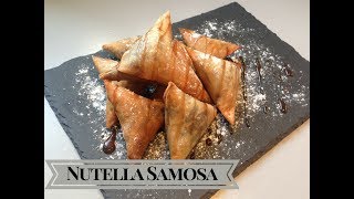 Nutella Samosasnutella dessertRamadhan iftariRamadhan Sehri [upl. by Deirdre]