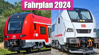 Fahrplan 2024 20000 Sitzplätze Mehr im Fernverkehr  Neue Verbindungen und Fahrzeuge [upl. by Ailemak]