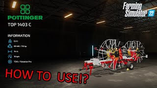 Pöttinger TOP 1403 C Farming Simulator 22 [upl. by Flin]