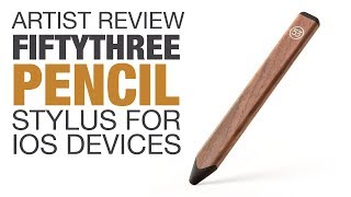 Artist Review FiftyThree Pencil Stylus for iPad and iPhone [upl. by Aninahs81]