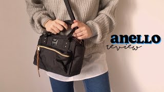 anello shoulder bag review  anellodirect [upl. by Llenor310]