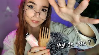 ASMR 💆‍♀️ Roleplay Massage de TÊTE Pro  adieu tes migraines [upl. by Merilee]