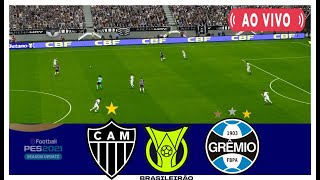 ATLÉTICOMG x GRÊMIO AO VIVO COM IMAGENS ASSISTA AGORA AO VIVO NO PES2021 [upl. by Haleehs673]