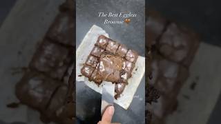 Satisfying Brownie ASMR  Gooey Fudgy Sounds  Brownie recipe shorts cake asmr [upl. by Adivad]