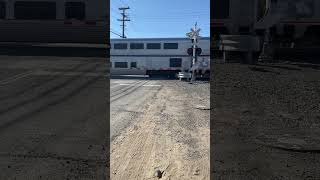 Amtrak California Zephyr At 20th Street Crossing [upl. by Idnic]