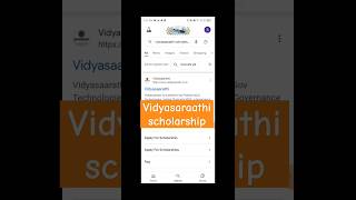 Vidyasaarathi scholarship 2024New scholarship 2024scholarship shorts trending 🔥🔥 shortvideo [upl. by Imik337]