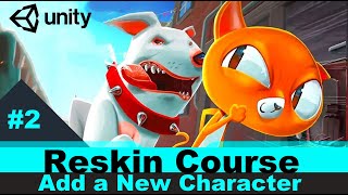 Unity 3D Reskin Course Trash Dash Part 2 [upl. by Eissirk587]