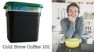 How to make Cold Brew Coffee  Frankie Cooks [upl. by Rozalie579]