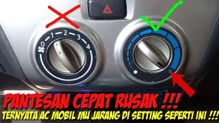 Cara Menyalakan AC Mobil Yang Benar [upl. by Suoicul]