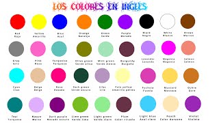 los colores en ingles aprende todos los colores en ingles  the colors in English learn the colors [upl. by Yael91]