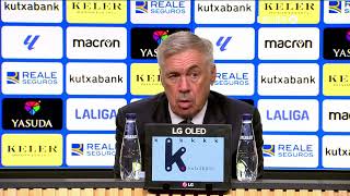 Ancelotti quotEl equipo probablemente no se merecía ganar pero hemos aguantado juntosquot [upl. by Kelby332]