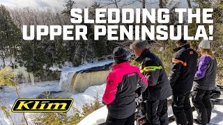 Exploring Michigan Snowmobile Trails  Day 3 [upl. by Joses]