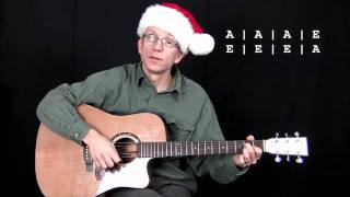 Rudolph the red nosed Reindeer Guitar Lesson [upl. by Ham]