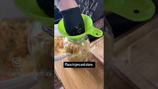 Sauerkraut season is here sauerkraut fermentedfood polishfood polishyourkitchen [upl. by Irrac]