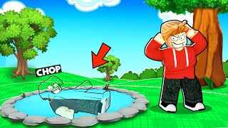 ROBLOX CHOP AND FROSTY PLAY HIDE AND SEEK IN POND CHALLENGE [upl. by Enialehs461]