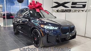 NEW ARRIVAL 2024 BMW X5 xDrive50e Carbon Black Metallic on Coffee [upl. by Ardiek]