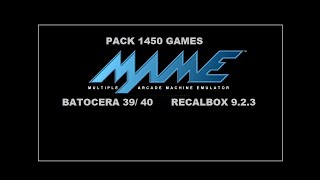 Test Pack Mame Batocera 39 Recalbox 91 [upl. by Davenport15]