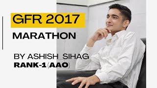 GFR 2017 Marathon for AIIMS CRE Domain paper CCS Rules [upl. by Irod]