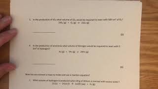 Calculations involving gases [upl. by Vergos469]