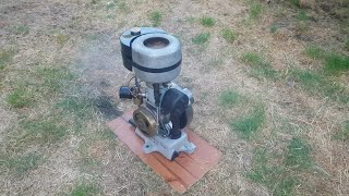 Villiers wx11 2 stroke stationary engine [upl. by Ayaladnot]