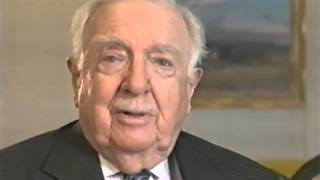 Walter Cronkite Recollections 112702 Tape 1 of 1 [upl. by Yeniffit400]