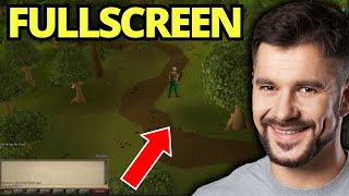 How To Make OSRS Fullscreen on Runelite [upl. by Cosetta]