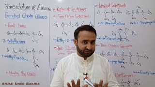 Ch 8 Lec 3 Nomenclature of Alkanes Rules Class 12 Chemistry [upl. by Venetia]