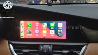 Wireless Carplay amp Android Auto Retrofit Box for Alfa Romeo Giulia 2017 Model [upl. by Tildi255]