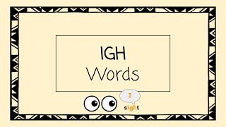 IGH Words  4 Minute Phonics [upl. by Yorled]