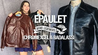 Custom Aero Jackets in Chromexcel amp Badalassi Horsehide [upl. by Ailelc623]