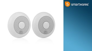 Smartwares RM175RF2  REMOTE Rookmelder 2pack met afstandsbediening [upl. by Petula]