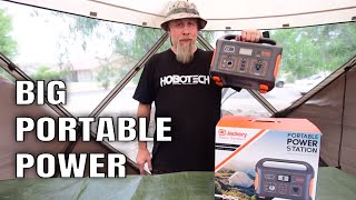 New 500wh Portable Power Station By JACKERY The Explorer 500 Solar Generator Review [upl. by Tterrej]