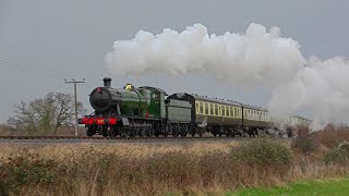 End of year Steam on The Gloucestershire Warwickshire Railway with 2807  291223 [upl. by Odey]