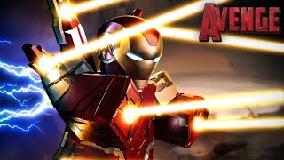 The BEST Iron Man on ROBLOX  Avenge Update Showcase  Roblox AVENGE [upl. by Nodearb]