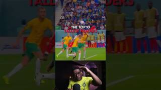 Top 10 JawDropping Headers in Football ⚽️  Mesmerizing Aerial Skills Compilation footballshorts [upl. by Aisat]