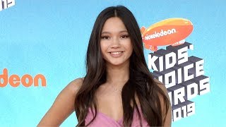 Lily Chee 2019 Kids Choice Awards Orange Carpet [upl. by Ysak]