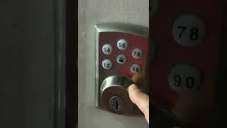 Kwikset Smart Lock 888 setting auto lock onoff amp time [upl. by Shaine418]