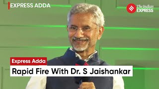 Rapid Fire With S Jaishankar What Is EAM S Jaishankar’s Choice Bharat or India [upl. by Ahsimac674]