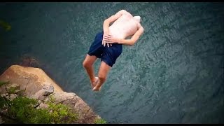 Cliffdiving in Norway Fredrikstad 2014 [upl. by Eatnahc]