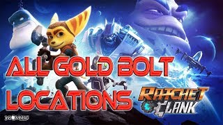 Ratchet and Clank Remake PS4  All Deplanetizer Gold Bolt Locations [upl. by Bryant100]