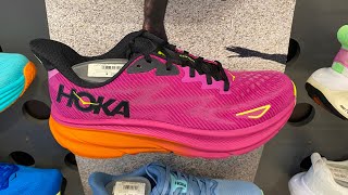 HOKA Clifton 9 FuchsiaBlack  Style Code 1127895FCK [upl. by Nivaj]