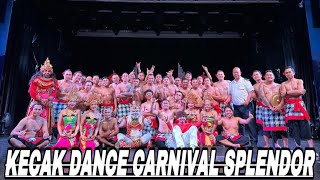 CREW TALENT SHOW  KECAK DANCE  CARNIVAL SPLENDOR carnivalcruiseline tarikecakkecakdance [upl. by Niels]