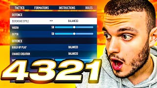 4321 is UNBEATABLE 👀 ✅ Best FC24 Pro 200 Custom Tactics and Tips 🔥 [upl. by Ajroj]