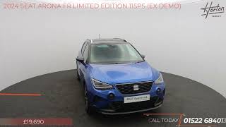 SEAT ARONA FR LIMITED EDITION 10TSI 115PS  2024 EX DEMO [upl. by Eiramanig]