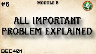 6All Imp Problems Explained Module 5 4th Sem ECE VTU BEC401 [upl. by Krystalle]