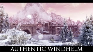 TES V  Skyrim Mods Authentic Windhelm [upl. by Nytsirhc]