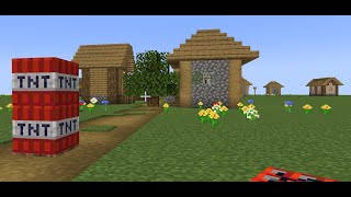 Minecraft  TNT Village [upl. by Aliekat87]