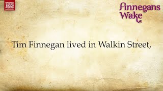 Finnegans Wake by James Joyce audiobook – Teaser 1 [upl. by Eetnom]